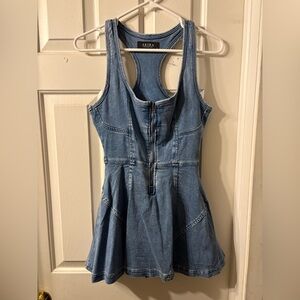 AKIRA Blue Denim Sleeveless Dress
